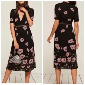 Reformation Alina Poppy Midi Dress thumbnail 2