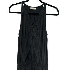 Alexandra Mini Dress by Ramy Brook lace-up elasticized waist Size S lightweight thumbnail 3