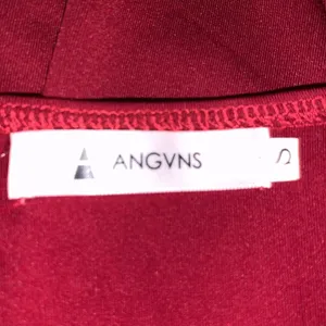 Angvns Amazon dark red ruched open sleeves maxi dress thumbnail 9
