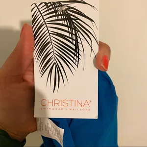 Christina (Maillots) 1 piece Blu-Blue Swim Suit Size XL NEW thumbnail 8
