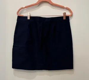 NWT J. CREW NAVY blue ANCHOR EMBELLISHED PENCIL SKIRT sz 4. thumbnail 5