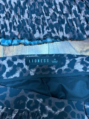 Lioness Match Point Mini Skort and Uno Tie Top Set in Leopard S / M thumbnail 8