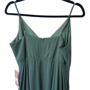NEW Birdy Grey Kaia Sea Glass Chiffon Maxi Bridesmaid Dress Event Summer L thumbnail 8