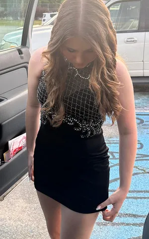black homecoming dress thumbnail 1