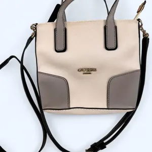 Guess Women's White and Grey Bag thumbnail 1