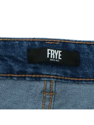 Frye Cuffed or Straight Leg High Rise Stretch Blue Jeans 10 thumbnail 7