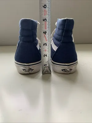 Vans Sk8-Hi women’s size 6.5 navy blue canvas shoes thumbnail 5