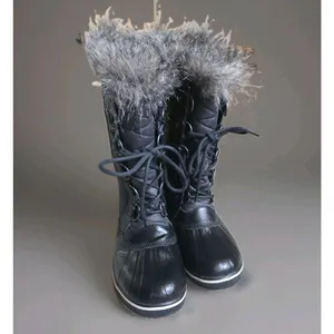 Sorel Tofino ll Boots Womens 8 Black Fur Trim Winter Waterproof Excellent Cond thumbnail 6