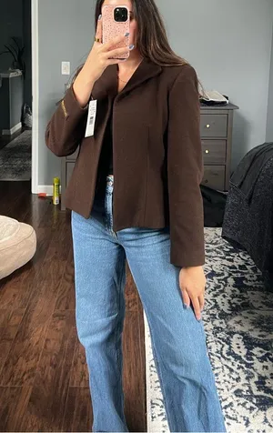 Harvé Bernard Vintage Wool Brown Blazer thumbnail 11