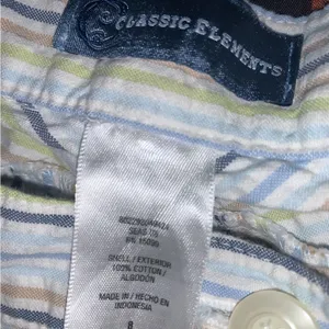 Seersucker vintage y2k Bermuda shorts thumbnail 4