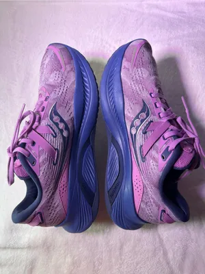 Saucony Women's Pink and Blue Running Shoe - PWRRUN Cushioning thumbnail 8