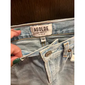 AGOLDE Riley High Rise‎ Straight Crop Jeans Distressed Womens Size 26 thumbnail 3