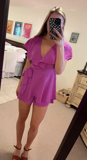 Pink Lily Romper thumbnail 1