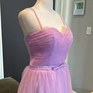 Women’s Tea Length Purple Prom Party Dress CorsetBack Sweetheart Neckline Size 4 thumbnail 3