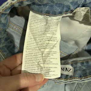 Zara Women's Denim Shorts High Waist Distressed Frayed 8 Festival Light Blue thumbnail 5