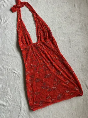 Outcast Clothing Shaelea Mini Dress Tangerine thumbnail 5