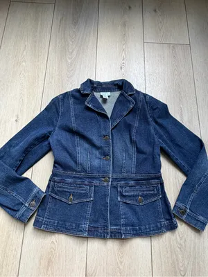 Ann Taylor LOFT Women's Blue Stretch Denim Jean Jacket Size 10 thumbnail 6
