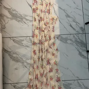Free People Cream Sleeveless V-Neck Maxi Sundress thumbnail 5