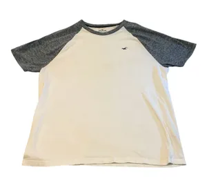 Hollister Must-Have Collection Crew Neck Raglan Tee – Men’s XL thumbnail 1