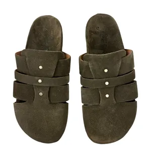 Free People Mule Clogs Sunday Season Khaki Green Slip On Women’s 36 USA 6 thumbnail 3