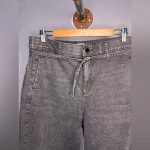 Democracy Tie Waist Wide Leg Jeans Size 10 thumbnail 3