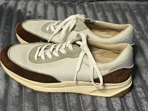 Naturalizer Women’s Casual Lace-Up Sneakers in Beige and Brown thumbnail 1