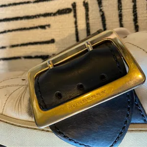 Burberry Westford Buckle Strap Leather Sneakers EU 38.5 thumbnail 5