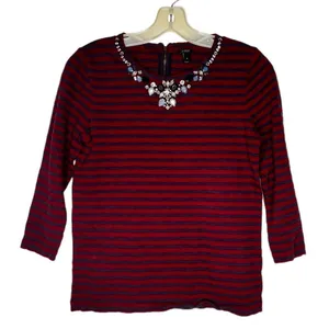 J. Crew Embellished Top thumbnail 1