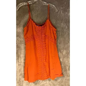 Blue Rain by Francesca's terracotta casual mini dress Small NEW #772 thumbnail 4