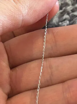 Necklace chain 925 sterling silver 18 inch h6 thumbnail 1