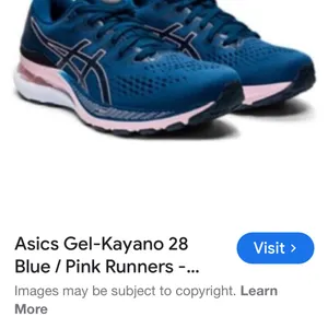 Asics Blue and Pink Gel-Kayano 28 Women's Running Shoe thumbnail 12