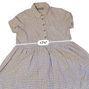 Urban‎ Outfitters Laila Seersucker Midi Dress Womens M Pink Gingham Cottagecore thumbnail 9