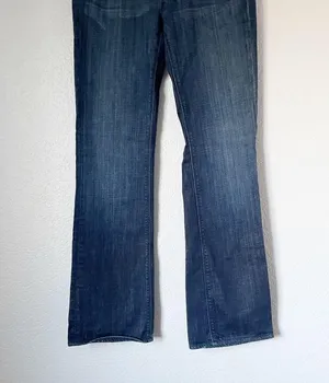 𝅺7 FOR ALL MANKIND Mid Rise Bootcut Dark Wash 28 thumbnail 3