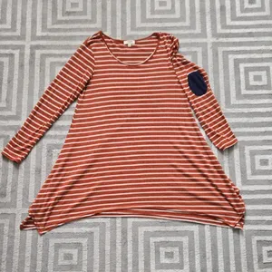 Umgee Orange Asymmetrical Long Sleeve Tunic thumbnail 5
