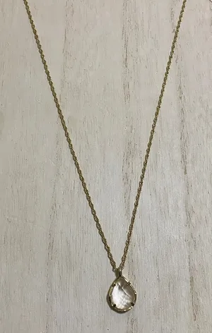 Kendra Scott Kiri necklace gold tone thumbnail 1