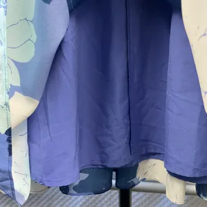 Banana Republic Blue Floral Empire Waist Knee‎ Length Dress with Pockets thumbnail 13