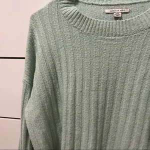 American Eagle Aqua Green Super Soft Sweater thumbnail 4