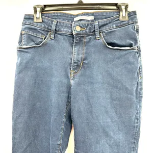 Levi's Classic Mid Rise Skinny size 30 blue jeans‎ pants womens thumbnail 3