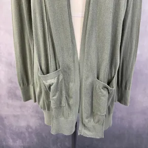 Abercrombie‎ Fitch Cardigan Sweater Women Medium Open Front Soft Layering Earthy thumbnail 4