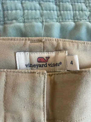 Vineyard Vines Khaki Soft Skinny Straight Pants 4 thumbnail 2