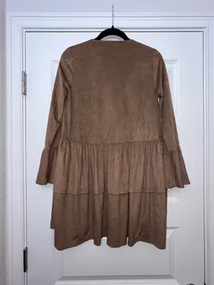Prominent Fox Boutique Open Front Ruffle Bell Sleeve Boho Western Cardigan Top Size S thumbnail 9