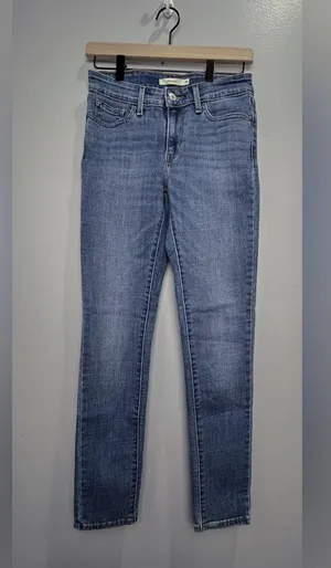 Levi’s 711 Blue Women's Skinny Jeans thumbnail 1