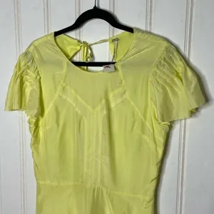 Free People Follow Along Silk Mini Dress 48 thumbnail 3
