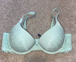 Aerie Light Blue Lace Push Up Bra thumbnail 1
