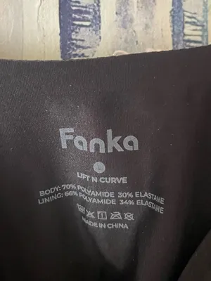 Fanka Body Sculpt Short Bra Tank Top A-D Cups Size Large in Black thumbnail 5