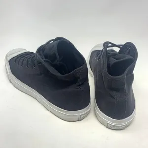 Converse Jack Purcell Canvas High Top Sneakers‎ Black White Size 10.5 thumbnail 7