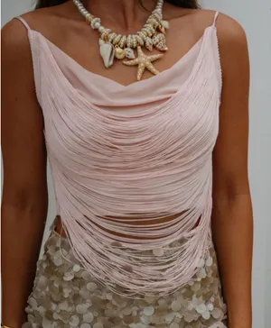 These Three Boutique Fringe statement top thumbnail 1