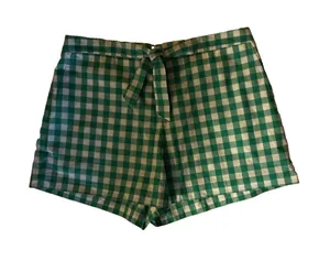Draper James Women’s Green White Gingham Shorts Size 10 Cotton Casual thumbnail 1