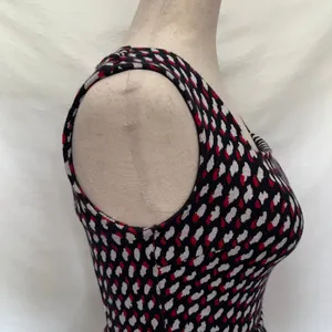 Eri Ali Effie Peplum Womens Top Sz XS Office Coquette Mod Knit Anthropologie thumbnail 10