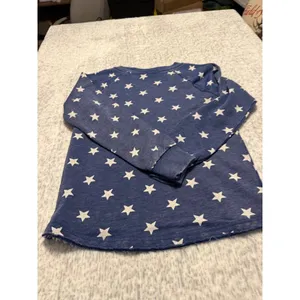 Alternative Blue Star‎ Print Long Sleeve Casual Sweatshirt Women's Size S NWOT thumbnail 4